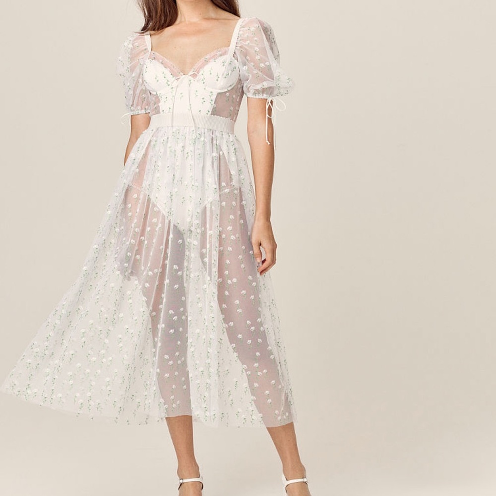 FOR LOVE AND LEMONS Fresca maxi dress. Like New worn once. Size medium